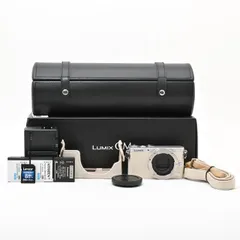 <良品> Panasonic LUMIX DMC-GM1 ホワイト|ミラーレス一眼カメラ|動作良好|外観きれい|バッテリー3個付属|8GB SDカード付き|実用性に優れたモデルのサムネイル