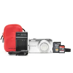 ＜良品＞ Nikon COOLPIX S6300 クリスタルシルバー｜デジタルカメラ｜動作良好｜外観非常に綺麗｜液晶黄変あり｜光学良好｜4GB SDカード付属｜コンパクトデジカメのサムネイル