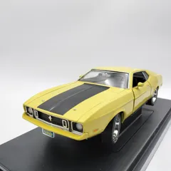 【ERTL】1/18 マスタング マッハ1 エレノア 1973 イエロー 60セカンズ ダイキャスト ミニカーのサムネイル