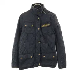 Barbour バブアー 3ワラント キルティングジャケット 8 ブラック 中綿入り レディース 古着のサムネイル