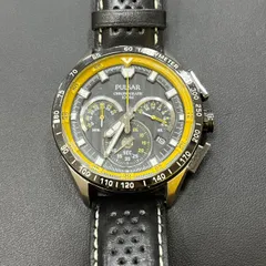 MK1133【ER266】SEIKO PULSAR 腕時計 クロノグラフ VK63-X001 ジャンク 266066101のサムネイル