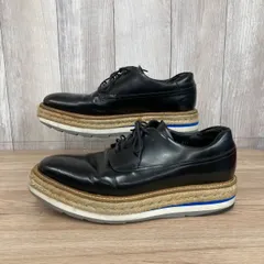PRADA プラダ　レザーシューズ ブラック 2EG011 10 平塚店　衣料品　　Mのサムネイル