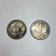 アメリカ領 フィリピン 1ペソ 銀貨 1907年 ✨銀貨✨】アメリカ領 フィリピン 1ペソ銀貨 1907年 1909年セット 硬貨