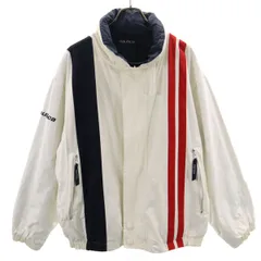 NAUTICA ノーティカ 90s オールド ジップジャケット L ホワイト系 リバーシブル メンズ 古着のサムネイル