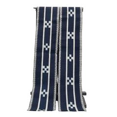 八重山みんさー名古屋帯 綿帯 手織り (未使用品) 京やA018 伝統的工芸品 ミンサー織 日本製 手織り 八重山 綿帯 単帯