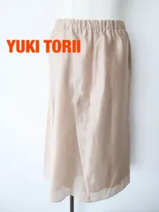 YUKI TORII　ユキ トリヰ　スカート　Lサイズ　ベージュ　裏地あり　ロング　カジュアル　シンプル　綺麗め　送料込み　6468325のサムネイル