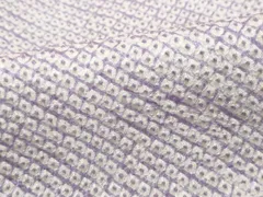 平和屋着物■大変加工の良い総絞り小紋　正絹　逸品　DABH8649qaのサムネイル