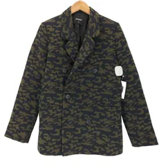 デシグアル Desigual 総柄 トラ刺繍 ダブルブレスト ジャケット レディース  38のサムネイル