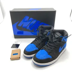 【中古品】 NIKE ナイキ DZ5485-042 AIR JORDAN 1 RETRO HIGH OG ""ROYAL REIMAGINED"" エアジョーダン1 カラー黒.青 SIZE:27.0cm 箱付属【160-260710-ky-06-fuzh】のサムネイル