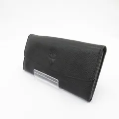 【瀬戸大橋店】 中古 IL BISONTE | イルビゾンテ 長財布 - ブラック 【125】のサムネイル