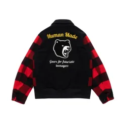 L) Human Made ジップアップ ランバー ジャケット レッド 出品のサムネイル