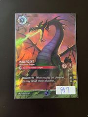 Disney Lorcana Maleficent Monstrous Dragon 【foil】【英語版