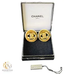 【CHANEL】シャネル　ヴィンテージ ココマーク ラウンドイヤリング 2.2cm　90年代　（中古B）のサムネイル