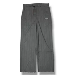 未使用 UMBRO 25AW Formal Pinstriped Pants フォーマルピンストライプパンツ スラックス アンブロ UBMW0337FA212 ダークグレー S （18133M）のサムネイル