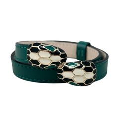 BVLGARI ブルガリ セルペンティ ブレスレット バングル 蛇 ブルー