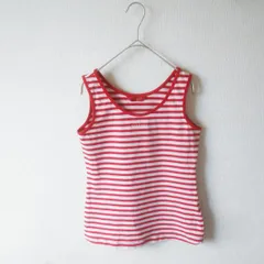 ピンクハウス PINK HOUSE タンクトップ ノースリーブ カットソー L 夏 レディース ボーダーのサムネイル