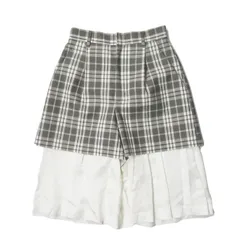 新品 TOGA トーガ 21SS 日本製 Check short pants チェックショートパンツ TA11-FF024 34 グレー ショーツ TOGA ARCHIVES ボトムス lc31493のサムネイル