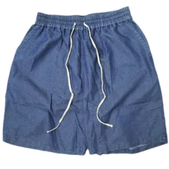 WHITELAND ホワイトランド WEB&DEPOT限定 OWL/DENIM SHORTS デニムイージーショーツ Free インディゴブルー ショートパンツ LHP サンプル品 ボトムス g20970のサムネイル