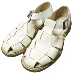 PARABOOT x BEAMS BOY パラブーツ ビームスボーイ 別注 フランス製 ILIMA グルカサンダル UK3.5F(22.5-23cm) ホワイト レザー ストラップ コンビ シューズ g20388のサムネイル
