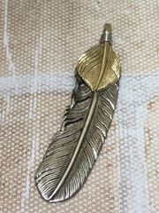 18金フェザー 18k 全金フェザー ファッションボニータ Lフェザー右向き