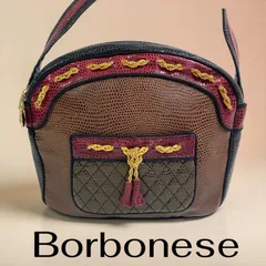 Borbonese ヴィンテージ イタリア製 ショルダーバッグ マルチカラー 【希少】のサムネイル
