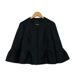 TO BE CHIC(トゥービーシック) ブルゾン サイズ42 L レディース美品  - 黒 長袖/キルティング/ジップアップ/春/秋のサムネイル