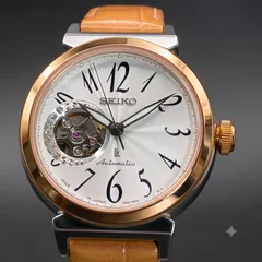美品・稼働品】セイコー ルキア オープンハート 自動巻き 裏スケ