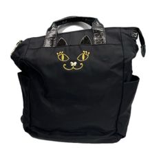 美品 ANNA SUI アナスイ リュック バックパック 2way　猫 アナスイ Anna Sui TITI ティティ ベーシック 2WAY リュック 猫 ねこ
