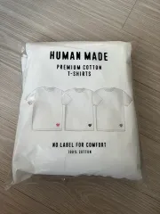 (新品) HUMAN MADE プレミアム コットン 半袖Tシャツ 3パック Mサイズのサムネイル