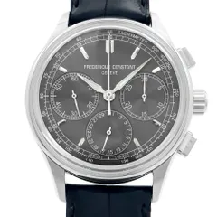 FREDERIQUE CONSTANT フレデリックコンスタント フライバック マニュファクチュール クロノグラフ FC-760X4H4/6 裏スケ 50m防水 グレー SS ステンレス 純正ベルト 純正尾錠 メンズ 自動巻き【6ヶ月保証】【腕時計】【中古】のサムネイル