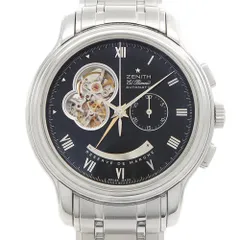 ZENITH ゼニス エルプリメロ クロノマスター XXTオープン 03.1260.4021 クロノグラフ スモールセコンド パワーリザーブ 黒 ブラック SS ステンレス メンズ 自動巻き【6ヶ月保証】【腕時計】【中古】のサムネイル
