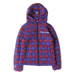 【美品】PEARLY GATES パーリー ゲイツ ブルゾン ブルー マゼンタ サイズ:1 24SS ワンポイントロゴ タータンチェック フーデッド ストレッチ パテッド ブルゾン 055-4120008 アウター ジャケット【メンズ】【中古】のサムネイル