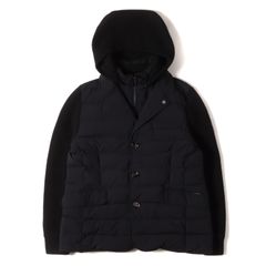 美品】ムーレー ダウンジャケット OREGON-KNM ニット切替 カシミヤ混