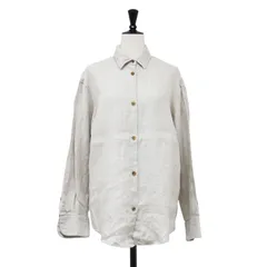 MUSE de Deuxieme Classe ミューズ ドゥ ドゥーズィエムクラス シャツ ベージュ サイズ:FREE 23春夏 リネンシャツ OG LINEN 羽織り オーバーサイズ 長袖 トップス ブラウス【レディース】【中古】のサムネイル