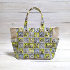 ユキエモン☆肩掛けトートバッグ（レース付き） - メルカリ