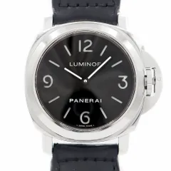 PANERAI パネライ ルミノール ベース PAM00112 K番 300m防水 黒 ブラック SS ステンレス 純正ベルト 純正尾錠 メンズ 手巻き【6ヶ月保証】【腕時計】【中古】のサムネイル