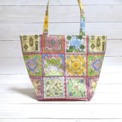 ユキエモン☆大きめ！肩掛けしっかりトートバッグ（デコレーション
