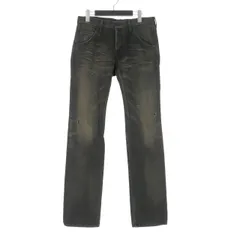 ダブルジェイケイ wjk ダメージ加工 セルヴィッチデニムパンツ ジーンズ M ブラック 黒 5067 dn62sのサムネイル