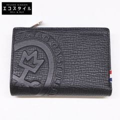 CASTELBAJAC カステルバジャック ピッコロ 二つ折り財布 レザー 黒