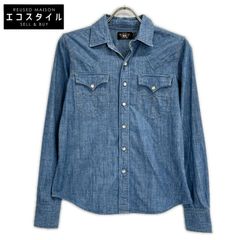 RRL ダブルアールエル チェック柄 半袖シャツ オープンカラー L 三ツ星