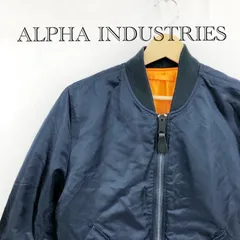ALPHA INDUSTRIES MA-1 フライトジャケット リバーシブル MIL-J-82790J XS ネイビー オレンジ メンズ 219のサムネイル