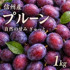 長野県産 プルーン 1kgのサムネイル