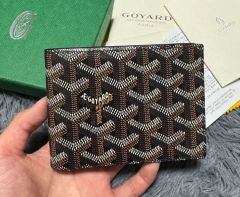 新品 未使用】ゴヤール 折り財布 カード×6 お札×2 ブラック - メルカリ
