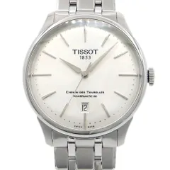 TISSOT ティソ シュマン デ トゥレル パワーマティック 80 T139807A デイト 50m防水 裏スケ シルバー SS ステンレス メンズ 自動巻き【6ヶ月保証】【腕時計】【中古】のサムネイル