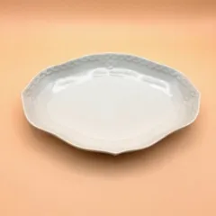 Royal Copenhagen ホワイトフルーテッド　舟型ディッシュプレートのサムネイル