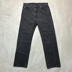90s リーバイス501 サルファーブラックデニムジーンズ黒USA製W33L30 