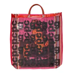 COMME des GARCONS(コムデギャルソン) 2019AW Mesh tote bag メッシュ トートバッグ OD-K 202 レッド×ピンクのサムネイル
