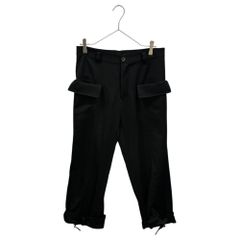Yohji Yamamoto REGULATION 裾ドローコードワイドパンツ - メルカリ