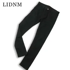 LIDNM リドム 通年★ ストレッチ スキニー デニム パンツ ジーンズ Sz.29 メンズ 黒 日本製のサムネイル