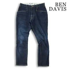 BEN DAVIS ベンデイビス 立体裁断★ USED加工 ストレッチ テーパード ジョッパーズ デニム パンツ ジーンズ Sz.32　メンズのサムネイル